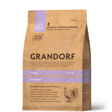 Grandorf DOG ADULT MINI Turkey - Грандорф Cухий комплексний корм для дорослих собак дрібних порід з