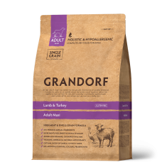Grandorf DOG ADULT MAXI Lamb & Turkey - Грандорф Сухой комплексный корм для взрослых собак крупных пород от 15 месяцев 3 кг