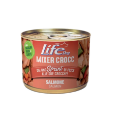 LifeDog Mixer Crocc консерва для собак с лососем 150 г