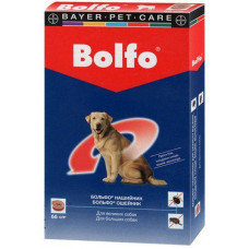Bolfo - Ошейник "Больфо" от блох и клещей для собак, 66 см
