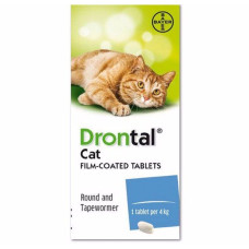 Drontal таблетки от гельминтов для кошек, 1 табл