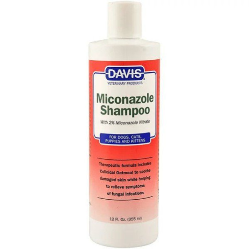 Davis Miconazole Shampoo - Шампунь з 2% нітратом міконазолу для собак і котів з захворюваннями шкіри