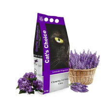 Indian Cat Litter Lavander - Бентонитовый наполнитель для кошачьих туалетов Лаванда, 10 кг