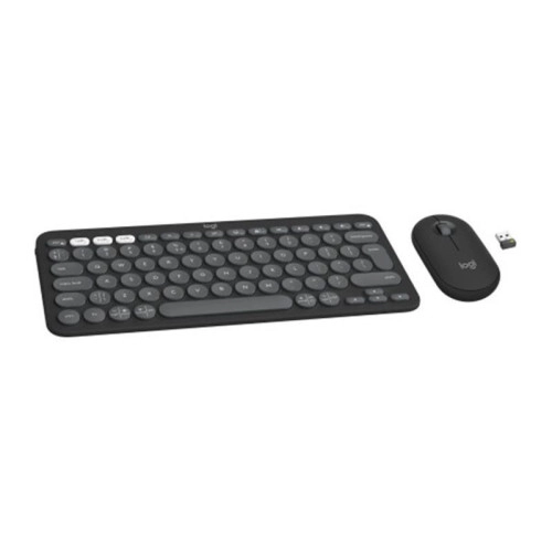 Комплект: клавиатура и мышь Logitech Pebble 2 Combo Graphite Wireless (920-012239)
