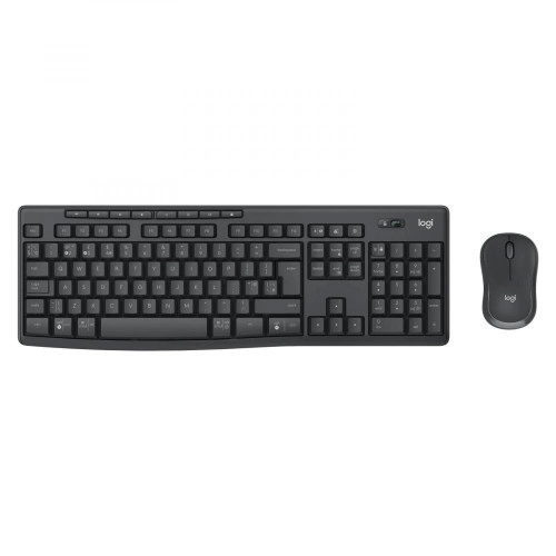 Комплект (клавиатура + мышь) Logitech Wireless Combo MK370 Graphite (920-012077)