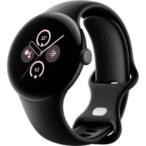 Смарт-часы Google Pixel Watch 2 Matte Black Aluminum Case / Obsidian Active Band
