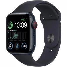 Apple Watch SE 2 GPS + Cellular 44mm Midnight Alu. Case w. Midnight Sport Band M/L (MRH73)