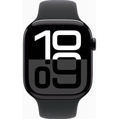 Смарт-часы Apple Watch Series 10 GPS 46mm Jet Black Alu. Case w. Black Sport Band - M/L (MWWQ3)