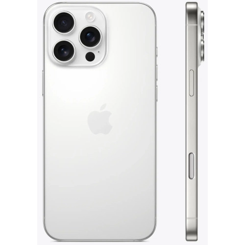Смартфон Apple iPhone 16 Pro Max 512GB eSIM White Titanium (MYW83)