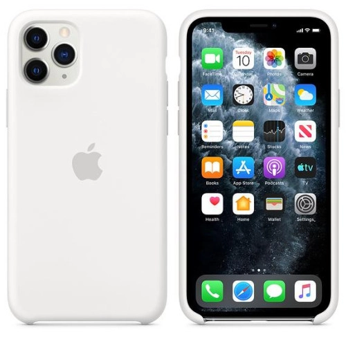 Apple iPhone 11 Pro Silicone Case - White (MWYL2)