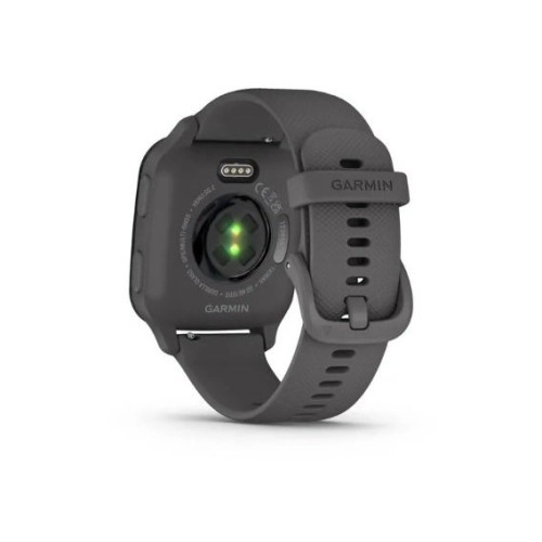 Garmin Venu Sq 2 Slate Aluminum Bezel with Shadow Gray Case and Silicone Band (010-02701-00/10)