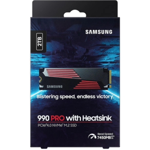 Samsung 990 PRO with Heatsink 2 TB (MZ-V9P2T0CW)