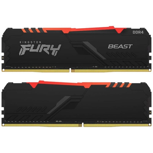 DDR4 2x32GB/2666 Kingston Fury Beast RGB (KF426C16BBAK2/64)