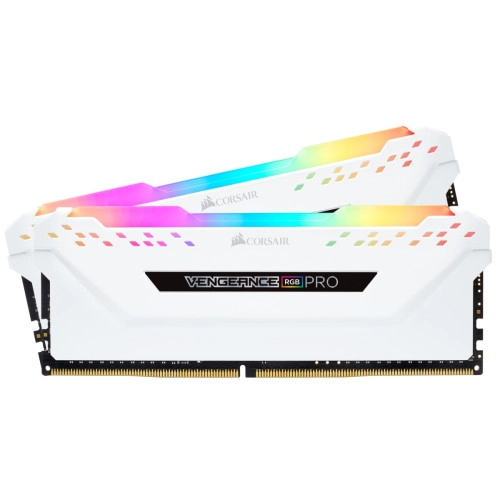 Corsair 16 GB (2x8GB) DDR4 3200 MHz Vengeance RGB Pro White (CMW16GX4M2C3200C16W)