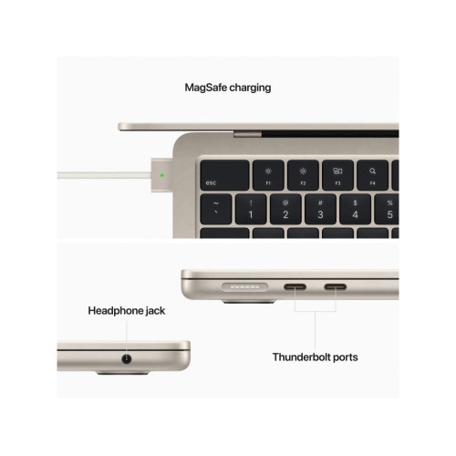Apple MacBook Air 13,6" M2 Starlight 2022 (Z15Y000AU)