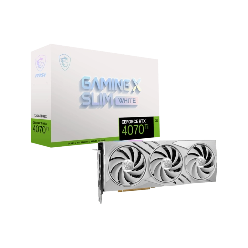MSI RTX 4070 TI 12GB GAMING X SLIM WHITE (RTX 4070 TI G0AMING X SLIM WHITE 12G)