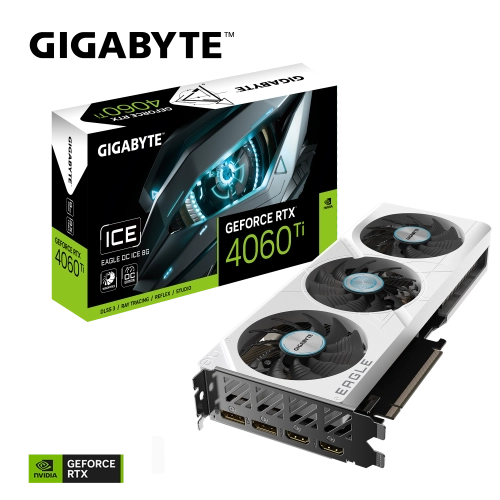 Gigabyte GeForce RTX4060Ti 8Gb EAGLE OC ICE (GV-N406TEAGLEOC ICE-8GD)