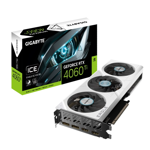 Gigabyte GeForce RTX4060Ti 8Gb EAGLE OC ICE (GV-N406TEAGLEOC ICE-8GD)