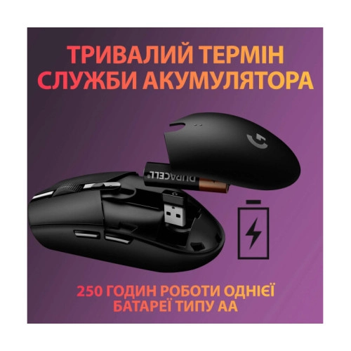 Logitech G305 Lightspeed Black (910-005282, 910-005280)