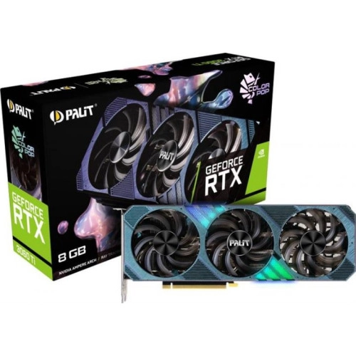 Видеокарта Palit GF RTX 3060 Ti 8GB GDDR6 ColorPOP (NE6306T019P2-1041R) (LHR)