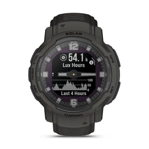 Годинник Garmin Instinct Crossover Solar Graphite з новими можливостями
