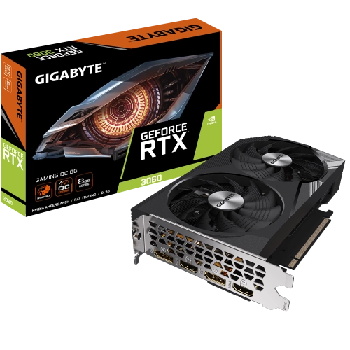 Gigabyte GeForce RTX3060 8Gb GAMING OC (GV-N3060GAMING OC-8GD)