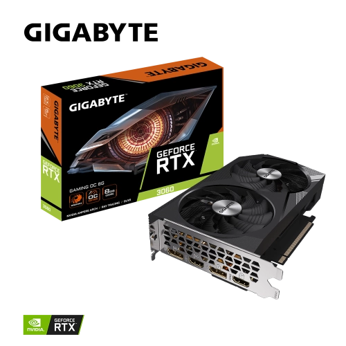 Gigabyte GeForce RTX3060 8Gb GAMING OC (GV-N3060GAMING OC-8GD)