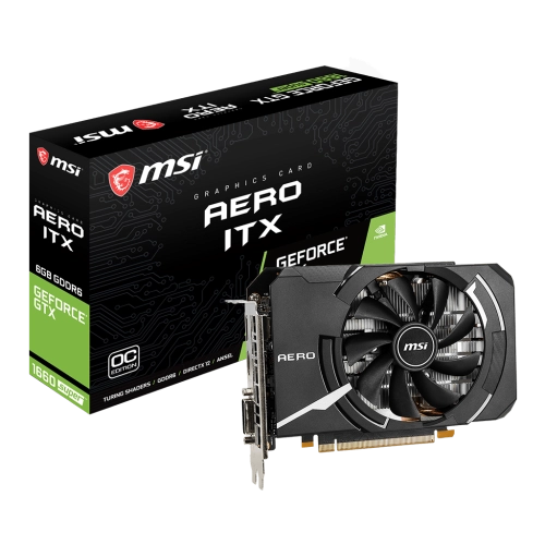 MSI GeForce GTX1660 SUPER 6144Mb AERO ITX OC (GTX 1660 SUPER AERO ITX OC 6G)