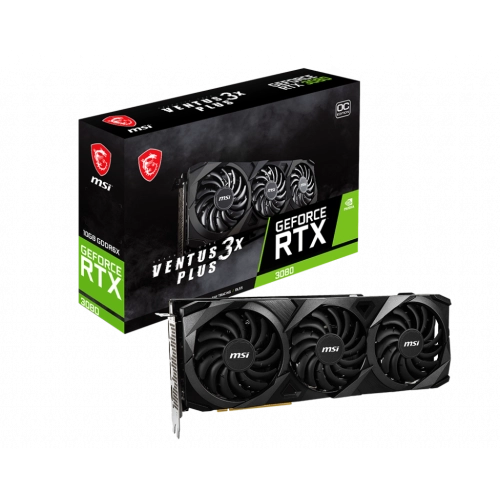 Видеокарта MSI GeForce RTX3080 10Gb VENTUS 3X PLUS OC LHR (RTX 3080 VENTUS 3X PLUS 10G OC LHR)