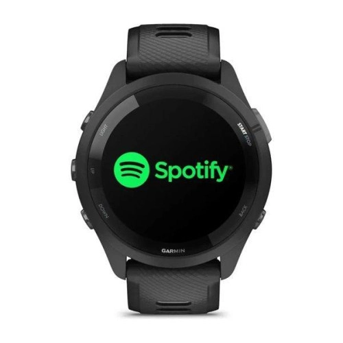 Garmin Forerunner 265: Sleek Black Design with Enhanced Tracking