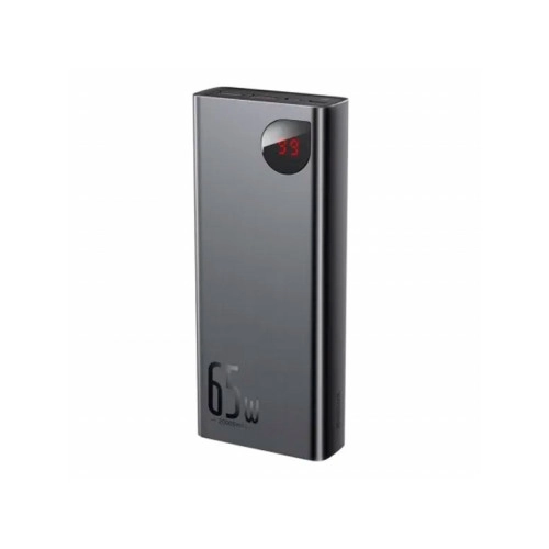 Baseus Adaman Metal Digital Display Quick Charge Power Bank 65W 20000mAh Black (PPIMDA-D01)