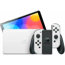 Портативная игровая приставка Nintendo Switch OLED with White Joy-Con