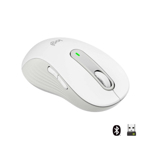 Logitech Signature M650 L Wireless Mouse LEFT Off-White (910-006240)