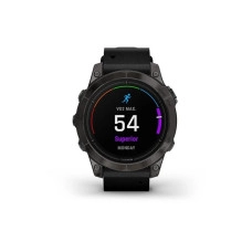 Garmin Epix Pro Gen 2 Sapphire 47mm Carbon G. DLC Tit. with B. Leather Band (010-02803-30)