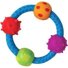 Petstages Multi Texture Chew Ring Іграшка для собак "Канат кільце з м'ячиками"