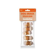 Inodorina dog snack rolled bone pollo ласощі для собак куряче філе на кістці 80г