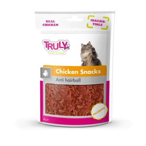 Truly Chicken Snacks (Anti hairball) - Ласощі для профілактики утворення шерстяних комків з куркою д