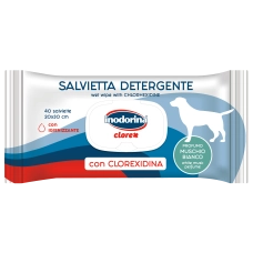 Inodorina con clorexidina вологі серветки для собак із хлоргексидином та ароматом білого моху 40 шт