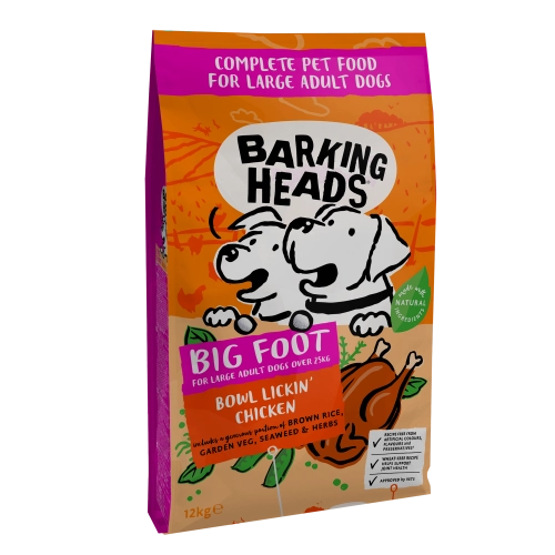 Barking Heads Bowl Lickin' Chicken Large Breed - Корм для великих порід (курка з рисом)