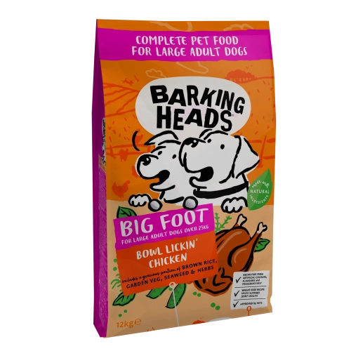 Barking Heads Bowl Lickin' Chicken Large Breed - Корм для великих порід (курка з рисом)