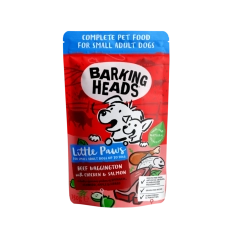 Barking Heads Little Paws mini Beef Waggington & Chicken Wet - Вологий корм з яловичиною, куркою та