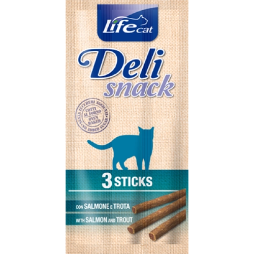 Life cat snack - Ласощі для котів лосось з форелью